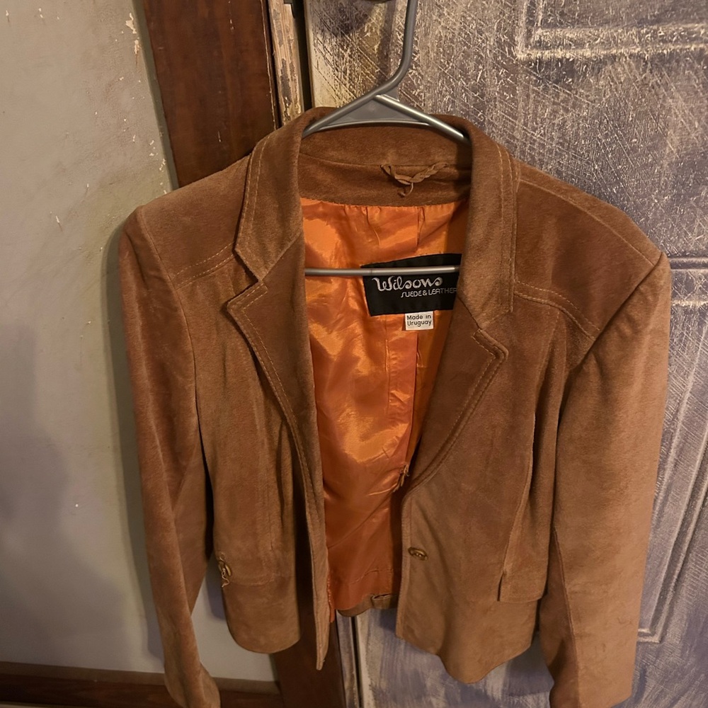 Wilsons Leather Tan Women's Blazer
